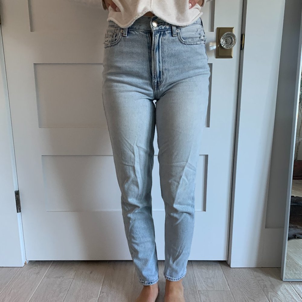American Eagle High Rise Mom Jeans